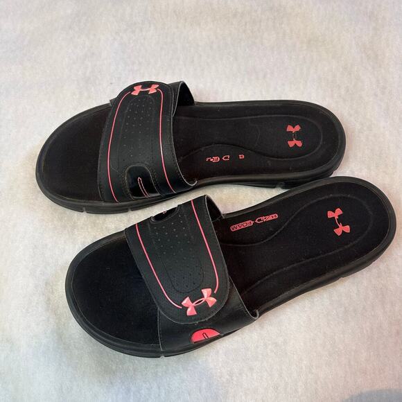 Under Armour Ignite VIII Slides slip on sandals women's size 10 - Picture 1 of 7
